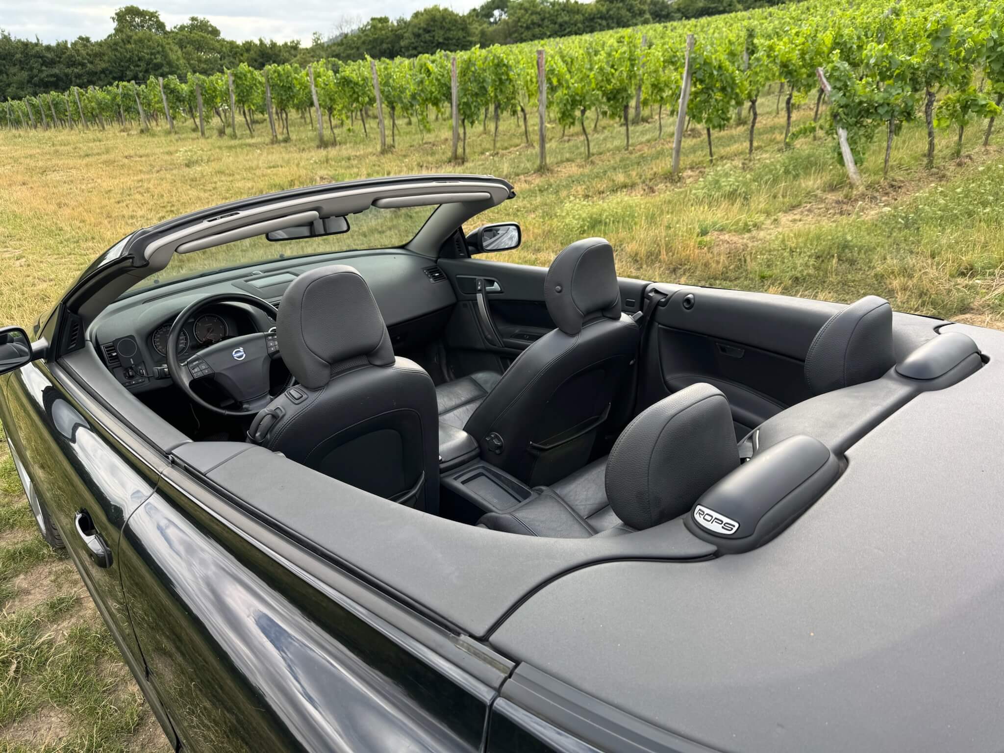 Volvo C70 – záběr zvenku